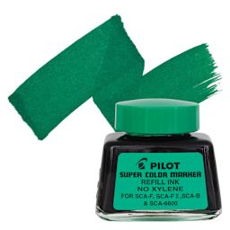 Pilot Super Color Refill - Green and swatch