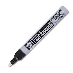Sakura Pen-Touch Paint Marker - Medium Tip, White (marker with cap removed)