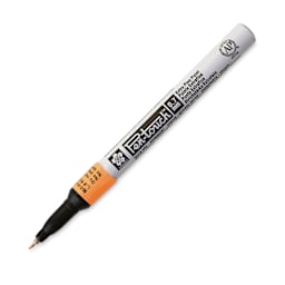 Sakura Pen-Touch Paint Marker - Extra Fine Tip, Fluorescent Orange (marker with cap removed)