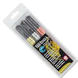 Sakura Pen-Touch Paint Marker Set - Metallic Colors, Fine Tip, Set of 3