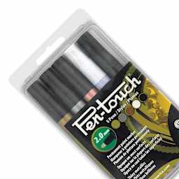 Sakura Pen-Touch Paint Marker Set - Metallic Colors, Medium Tip, Set of 5