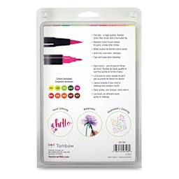 Tombow Dual Brush Pens - Set of 10, Citrus Colors