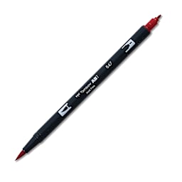 Tombow Dual Brush Pen - Crimson