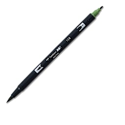 Tombow Dual Brush Pen - Dark Olive
