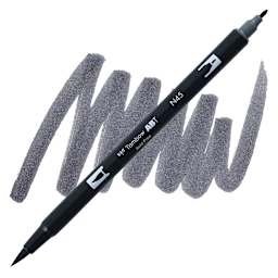 Tombow Dual Brush Pen - Cool Gray 10 pen and swatch
