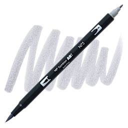 Tombow Dual Brush Pen - Cool Gray 3 pen and swatch