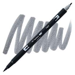 Tombow Dual Brush Pen - Cool Gray 5 pen and swatch