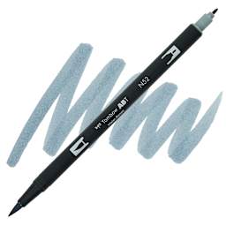 Tombow Dual Brush Pen - Cool Gray 8 pen and swatch