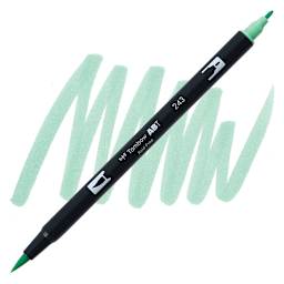 Tombow Dual Brush Pen - Mint Green pen and swatch