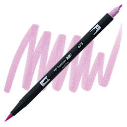 Tombow Dual Brush Pen - Purple Orchid pen and swatch