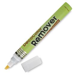 Decocolor Paint Remover Marker - Chisel Tip, with cap off