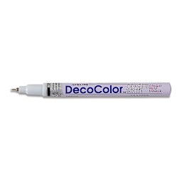 Decocolor Paint Marker - White, Extra Fine Tip