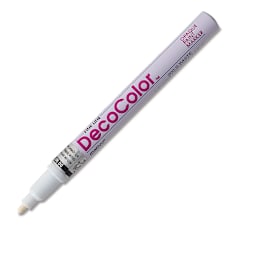 Decocolor Paint Marker - White, Fine Tip