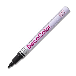Decocolor Paint Marker - Black, Fine Tip