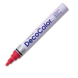 Decocolor Paint Marker - Red, Broad Tip