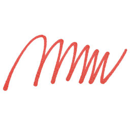 Decocolor Glitter Marker - Glitter Red, Fine Point swatch