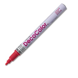 Decocolor Paint Marker - Red, Fine Tip