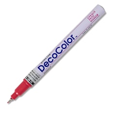 Decocolor Paint Marker - Red, Extra Fine Tip