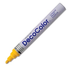 Decocolor Paint Marker - Yellow, Broad Tip