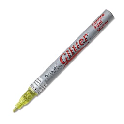Decocolor Glitter Marker - Glitter Yellow, Fine Point