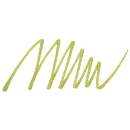 Decocolor Glitter Marker - Glitter Yellow, Fine Point swatch