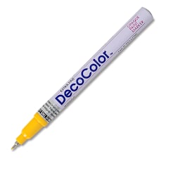 Decocolor Paint Marker - Yellow, Extra Fine Tip