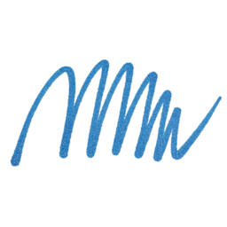 Decocolor Glitter Marker - Glitter Blue, Fine Point swatch