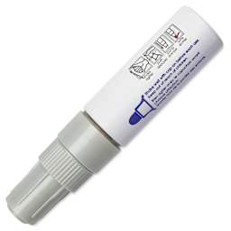 Decocolor Jumbo Paint Marker - Silver, cap on
