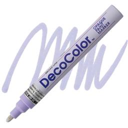 Decocolor Paint Marker - Pale Violet, Broad Tip marker and swatch