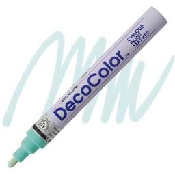 Decocolor Paint Marker - Peppermint, Broad Tip marker and swatch