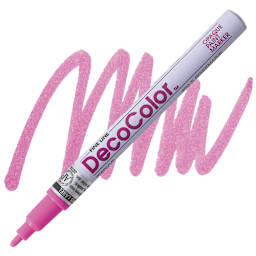 Decocolor Paint Marker - Rosemarie, Fine Tip marker and swatch
