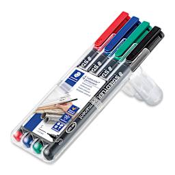 Staedtler Lumocolor Permanent Marker Set - Assorted, Superfine