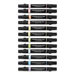 Prismacolor Premier Dual-Ended Art Markers - Pastel, Set of 12