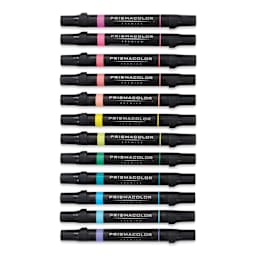 Prismacolor Premier Dual-Ended Art Markers - Hyper Brights, Set of 12