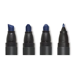 Prismacolor Premier Dual-Ended Markers, four nibs from chisel to fine width.