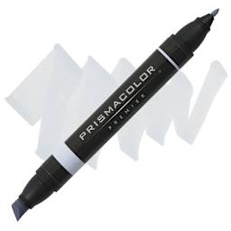 Prismacolor Premier Dual-Ended Art Marker - Cool Grey 20% (marker and swatch)