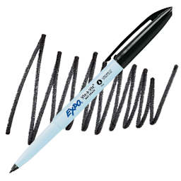 Expo Vis-à-Vis Projection Marker - Black marker and swatch