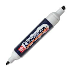 Sakura Permapaque Opaque Paint Marker - Black, Dual Point
