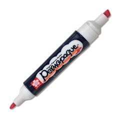 Sakura Permapaque Opaque Paint Marker - Red, Dual Point