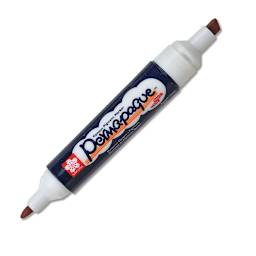 Sakura Permapaque Opaque Paint Marker - Brown, Dual Point