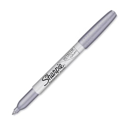 Sharpie Metallic Fine Point Marker - Silver (with cap removed)