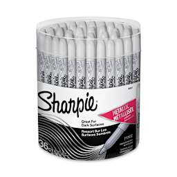 Sharpie Metallic Fine Point Marker - Silver, Class Pack of 36