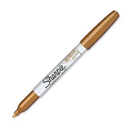Sharpie Metallic Fine Point Marker - Gold (with cap removed)