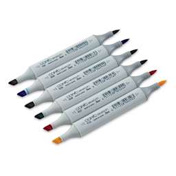 Copic Sketch Marker Set - Set of 6, Bold Primaries