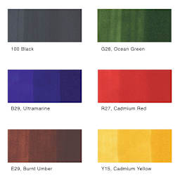 Copic Sketch Marker Set - Set of 6, Bold Primaries