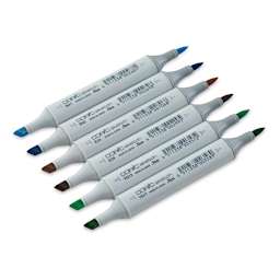 Copic Sketch Marker Set - Set of 6, Earth Essentials
