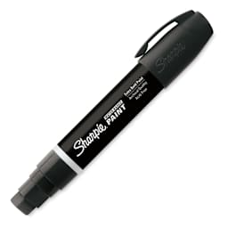 Sharpie Poster Paint Marker - Black, Extra Bold (with cap off)