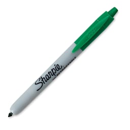 Sharpie Retractable Fine Point Marker - Green, Fine Point