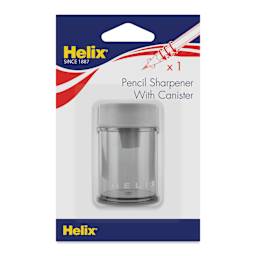 Helix Hand-Held Pencil Sharpener - Single Hole, front of the packaging