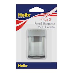 Helix Hand-Held Pencil Sharpener - Double Hole, front of the packaging
